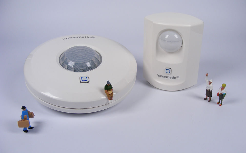Überwachungs-Komponenten von Homematic® IP (HmIP-SPI und HmIP-SMI)